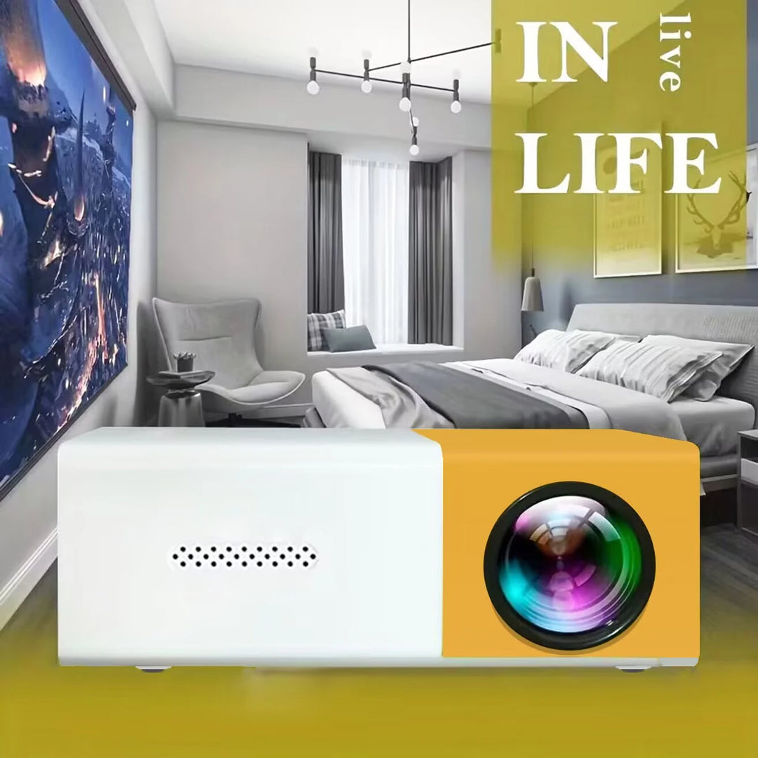 Compact Brilliance - Mini LED Portable Projector™