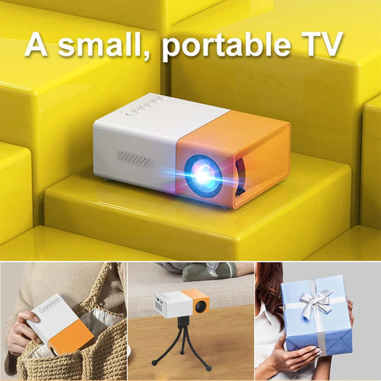 Compact Brilliance - Mini LED Portable Projector™