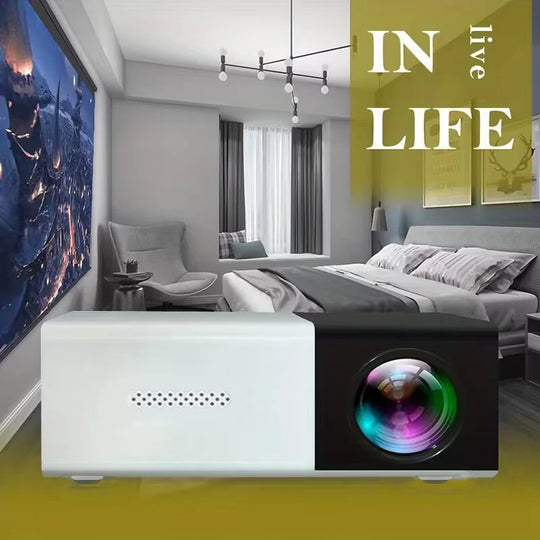 Compact Brilliance - Mini LED Portable Projector™