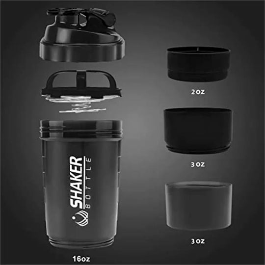 500ml Protein Shaker with Powder Storage™